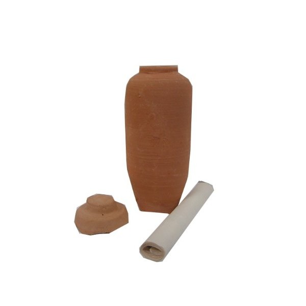 The Dead Sea Scrolls Replica Jar and Script