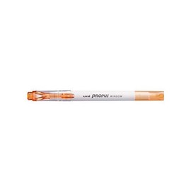 Mitsubishi Pencils Propass Window Color Markers, Smoke Orange x 3 Set