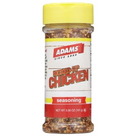 Adams Kicked-Up Chicken Seasoning, 3.56 Ounce Bottle (Pack of 3)