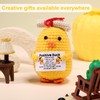 TOYMIS Positive Graduation Duck with Inspirational Card, 3.15 Inch Hand-Knitted