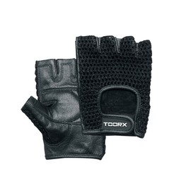 Weight lifting gloves - leather/mesh