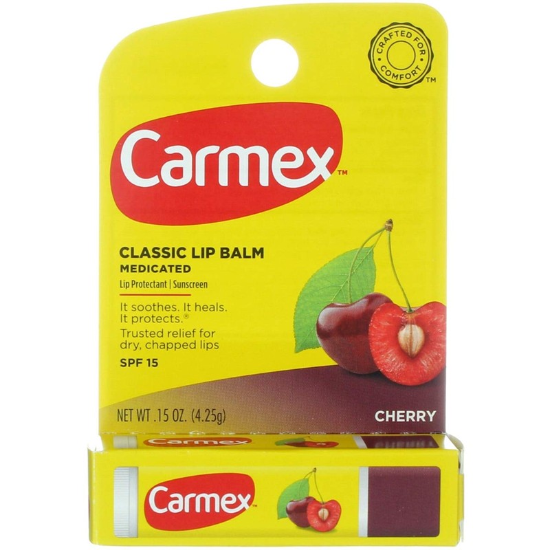Carmex Click-Stick Moisturizing Lip Balm SPF 15 Cherry 0.15 oz