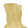 Relaxdays Set of 13 Rain Ponchos, 100% plastic, Yellow, 120