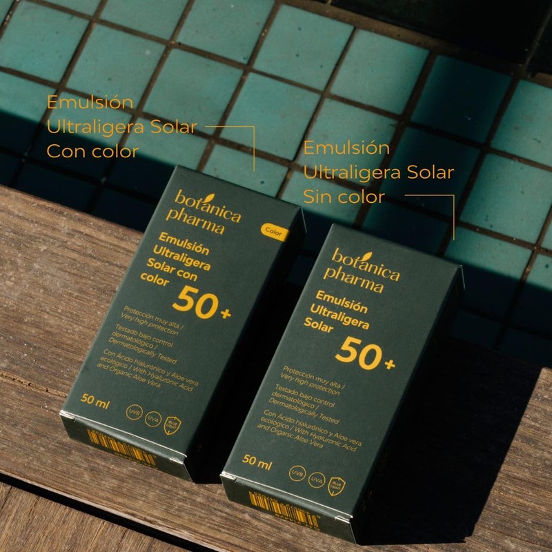 Botanicapharma Ultralight Sun Emulsion with Colour, SPF 50+, UVB Protection,
