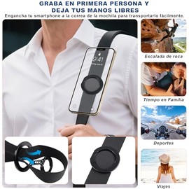 Soporte Magntico para Celular con Anillo, Bidireccional Magntico Holder, Rotacin de 360 Magnetico Holder Compatible con Todos los telfonos, Stand...  