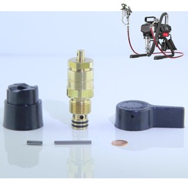 700258 Prime Spray Valve Kit, 700-258 Drain Valve Compatible with Titan 440 540 640 740 Aftermarketr Airless Paint Sprayer,Replace Airless Spray Painting Machine Accessories