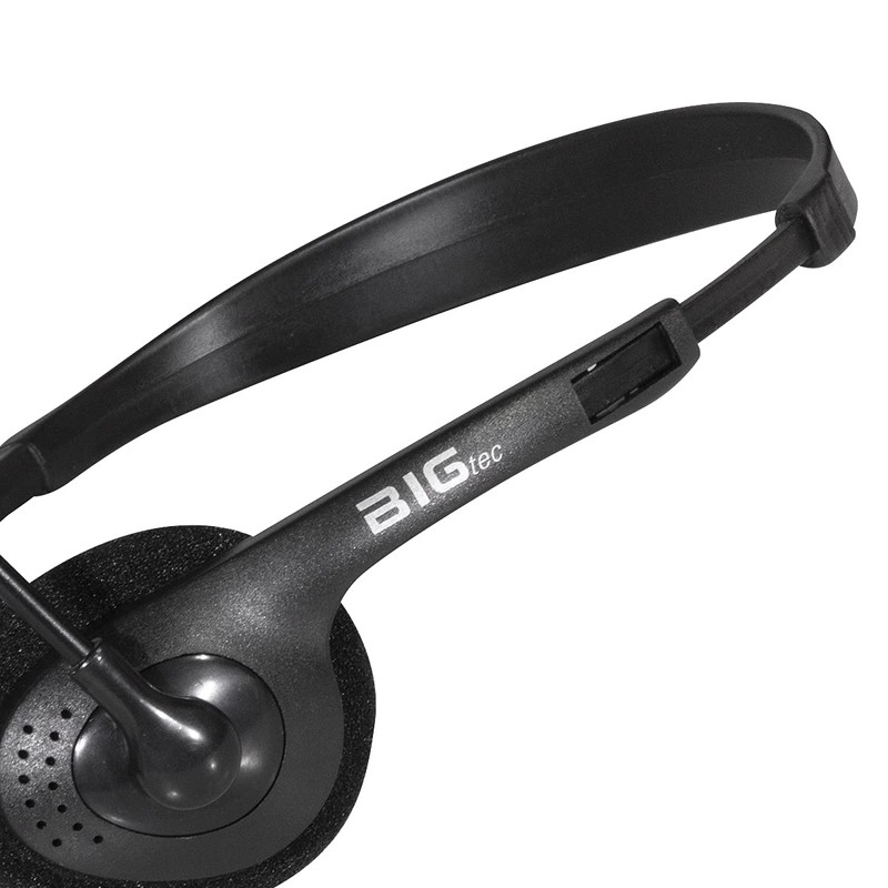 BIGtec PC Headset with Microphone Mono 1 x Jack 3.5