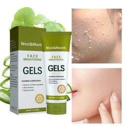 WEST&MONTH 1/2/4pcs West&Month Aloe Vera Exfoliating Gel Facial Cleansing Exfoliating Skin Pore Hydrating Firming Beauty Gel - Specification: 2PCS