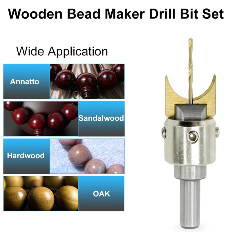 6-25 Set, Wooden Beadmaker Drill Cutter Set, Professional Woodworking Tool