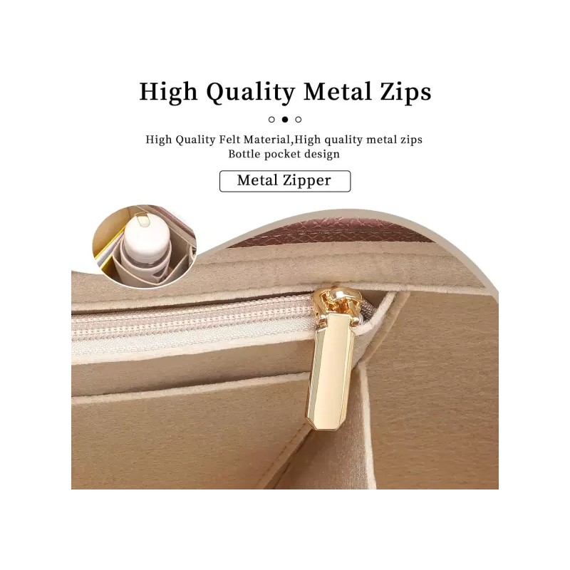 Longchamp 롱샹 르 플리지 L 백용 펠트 지갑 정리함 삽입물