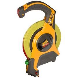 Fisco Tools SB100E Surveyor-Feets Fiberglass Long Tape, 1/2-Inch by 100-Feet