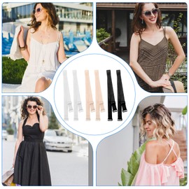 KALIONE 3 Pairs Bra Strap Replacement Women's Convertible Bra Straps, Adjustable Underwear Shoulder Strap, Bra Shoulder Straps Removable Multi Color Women Bra Straps(18mm Width)