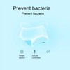 Silicone Elastic Female Swimming Trunks Waterproof Antibacterial Swimming TrunksBlack