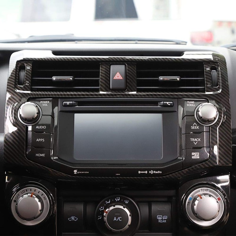 Voodonala for 4runner Central Console Navigation Frame Trim for Toyota