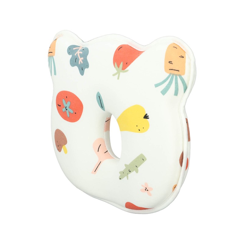 Baby Head Shaping Pillow Prevent Flat Head Cartoon Pattern Soft