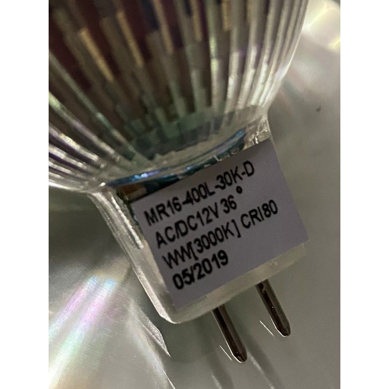 Westgate 12 Volt LED MR16 Lamp MR16-400L-30k-