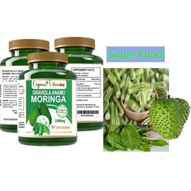 GRAVIOLA ANNONA MURICATA Organic Superfood Greens fruit & Veggies Complex Rich in Antioxidants Made USA