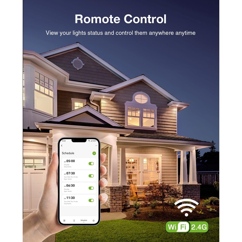 GHome Smart 3 Way Dimmer Smart Switch Can Work Separately