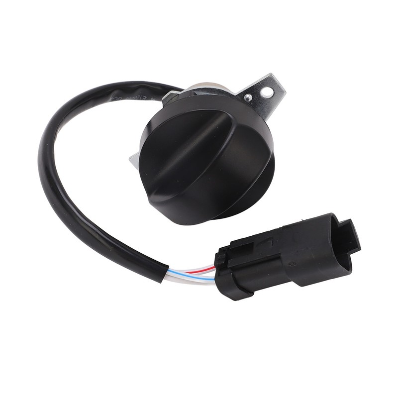 3 Pins Excavator Throttle Motor Knob Switch Triangular Plug Replacement