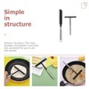 Luxshiny Crepe Spreader and Spatula Kit T-Shaped Stainless Steel Crepe
