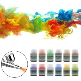 Magicfly Kit Pintura Acrilica Para Aerografo 12x30ml Timbertech
