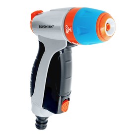 GRÜNTEK verstellbare Spritzpistole mit 3 Düsen, Garten-Spritze, Metall Gartenbrause. Einstellbare Handbrause für Garten, Autowaschen und Zuhause, stoßfest und leichtgewichtig, praktische Brause