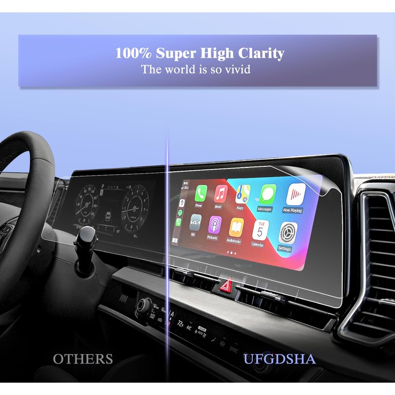 2 Pack for 2024 2025 Hyundai Elantra Screen Protector -