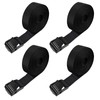 Anfyko Tie Down Straps, 3 m, Pack of 4, Pointed