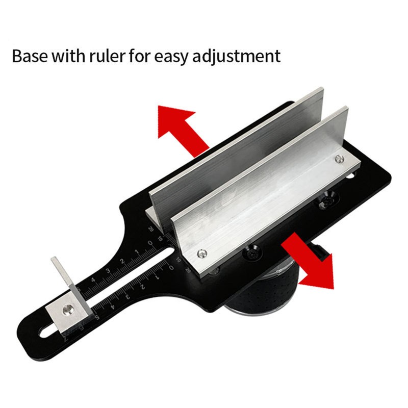 Wood Router Base Accurate Positioning 2 in 1 Compact Router