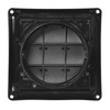 Deflecto Supurr-Vent Louvered Hood, Black - 4" Diameter