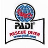 Padi Rescue Diver Patch (3.5") Embroidered Badge Patch Sew-on or