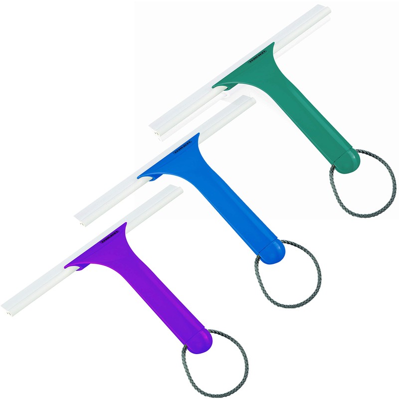 Leifheit 41672 Shower Cubicle Squeegee, One Size, Edition Colour: Pink,