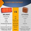 Nilight 2PCS 42LED Red Wireless Magnetic Strobe Lights Portable Warning