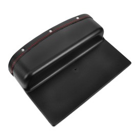 BUGUUYO Car Seat Gap Filler Organizer Artificial Storage Box for Keys Phone and Coins Compact Design for Easy Organization Vehicles Black