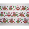 7/8 CHRISTMAS CANDY HOOTS LOLLIPOPS & PRESENTS GROSGRAIN RIBBON OWL
