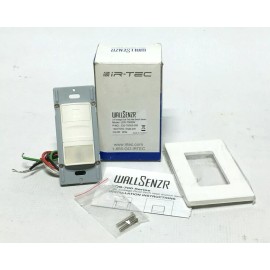Ir-Tec LDT‑700SW Line Voltage Dual‑Tech Wall Switch Sensor 120/277VAC 2-pole White