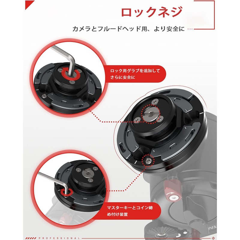 IFOOTAGE Quick Release System Seastar Q1S, Plate, 1/4" 3/8" Quick