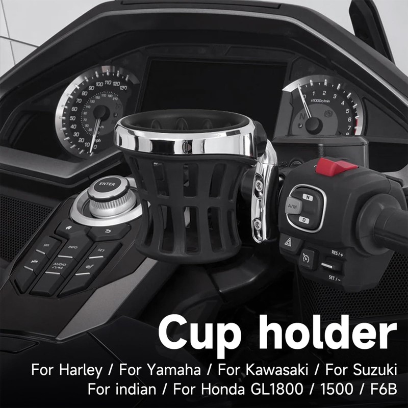 FWXEOZ Latest Upgrade Motorcycle Handlebar Drink Cup Holder Add Fixed