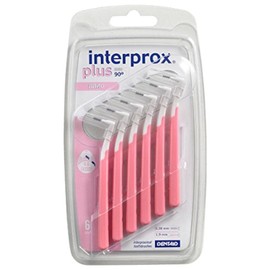 Interprox Plus Interdental Brushes Pink Nano Pack of 6