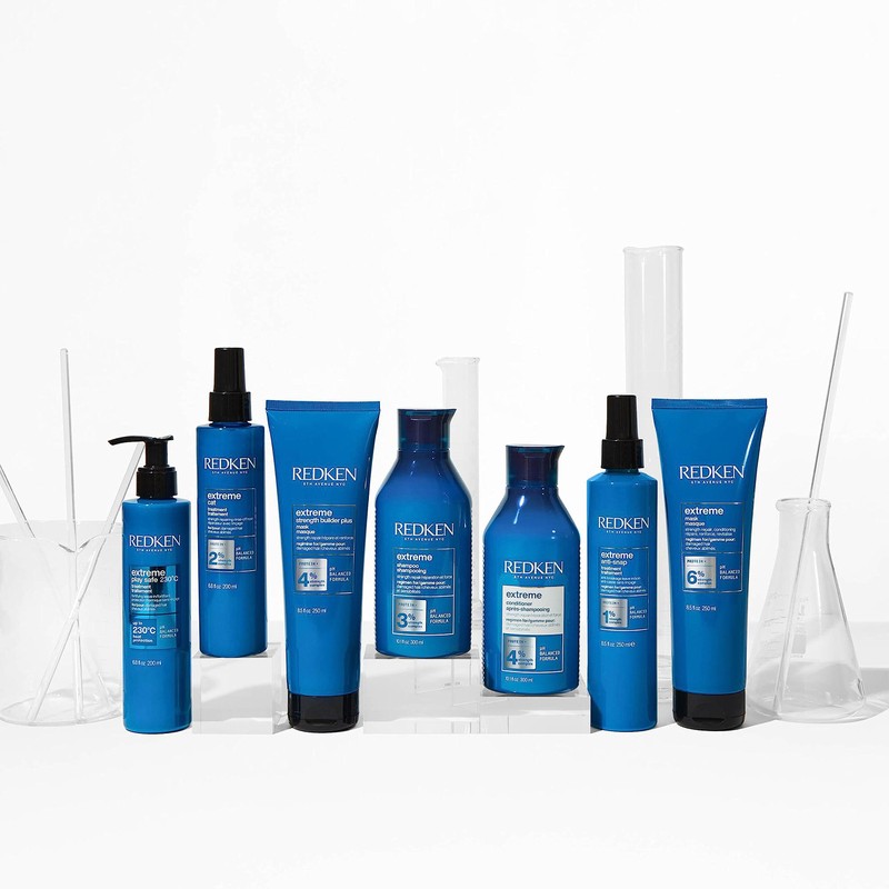 REDKEN Hair Mask Treatment, Fortifies & Strengthens Distressed Hair, Extreme,