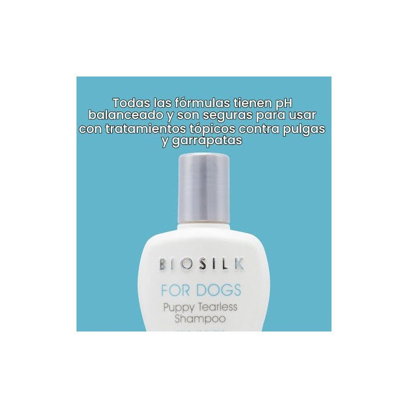 BioSilk Therapy for Dogs Puppy Tearless Shampoo Best Shampoo For