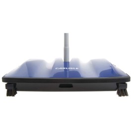 Carlisle FoodService Products CFS 3640014 Duo-Sweeper ABS Multi-Surface Floor Sweeper, 1/2" Length Brush, 8" Length x 12" Width x 2-1/2" Height, Blue
