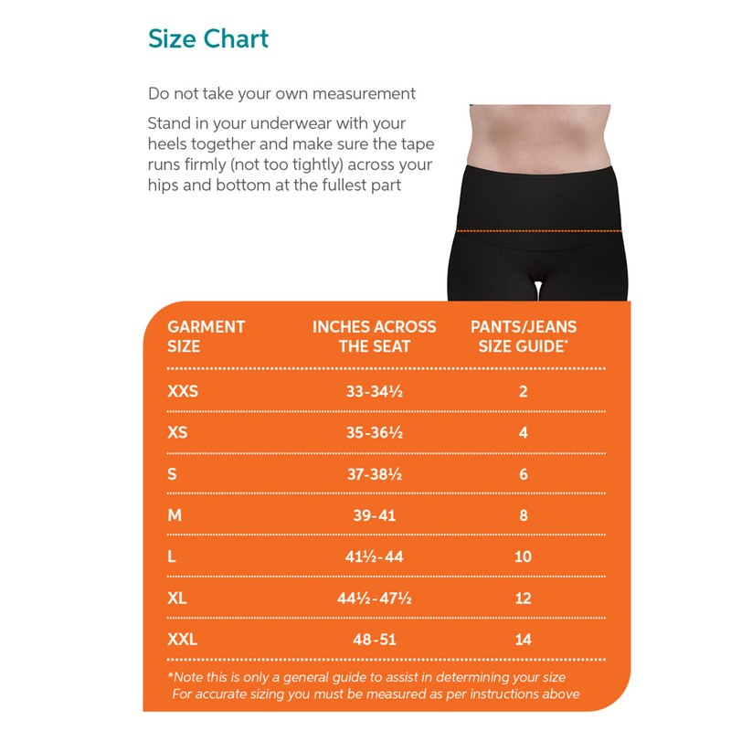 SRC Women's Compression Support Shorts (Orthotic/Brace) for Pelvic Floor Support,