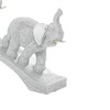 Deco 79 Glam Polystone Elephant Sculpture, 2" x 14" x
