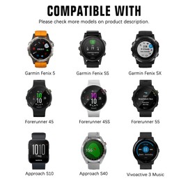 MoKo Ladestation Kompatibel mit Garmin Fenix 7/7S/7X/6/6S/6X/5/5S/5X/Vivoactive 3/4/4S/Forerunner 245/745/945/Venu 2/2 Plus/2S/Instinct, Aluminium Ladegerät Ladeständer mit 150cm USB Ladekabel, Grau