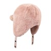 Clakllie Ushanka Trapper Cap with Earflaps Russian Hat for Women