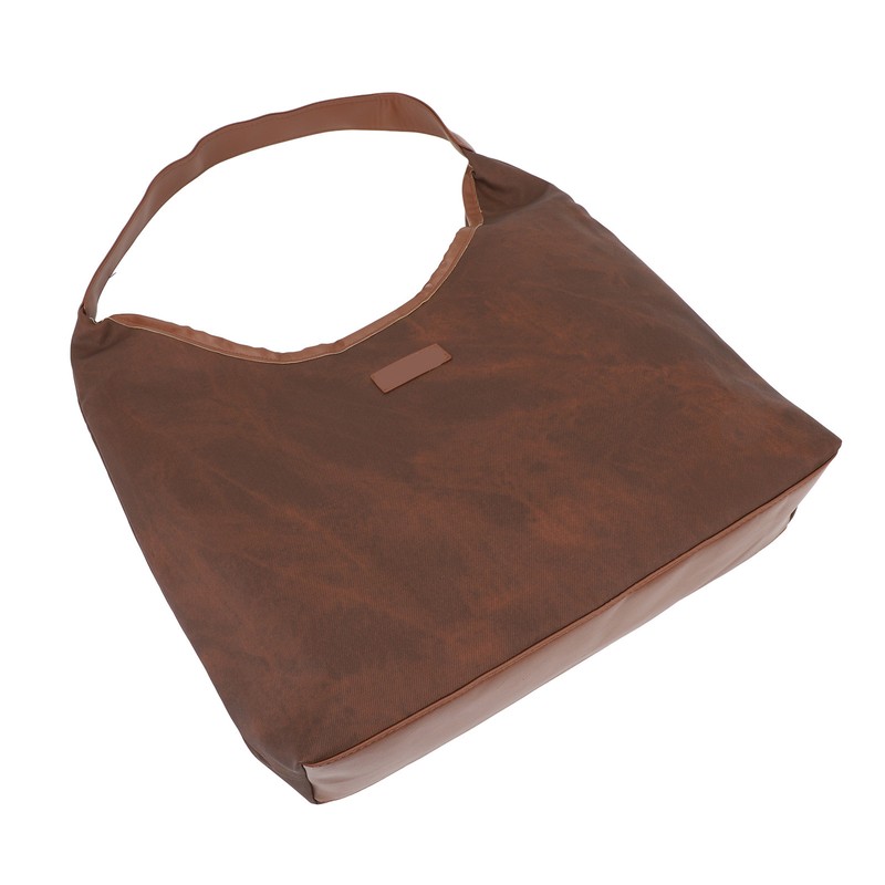 Shoulder Bag for Women Soft PU Leather Minimalistic Top Handle