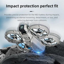 LICHIFIT Landing Gear for DJI Neo Drone Battery Protection Case Cover Quick Release Extension Leg Heightening Bracket Kickstand 2-in-1 Accessories