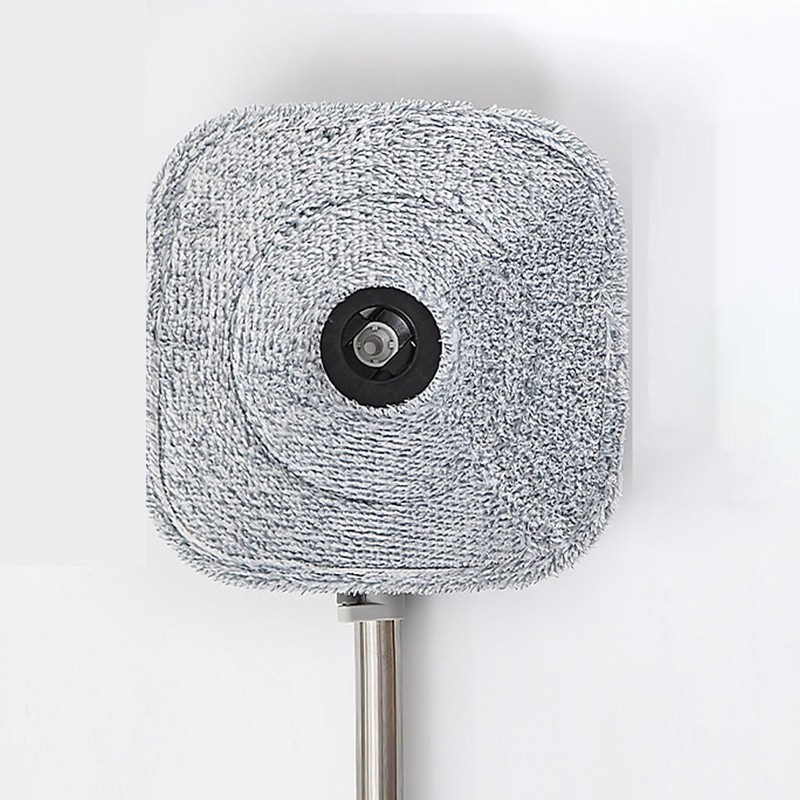Square Spin Mop and Bucket Replacement Microfiber Mop Pads Refill