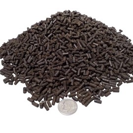 Aquatic Foods Inc. 30% Silkworm 1/8" x 5/16" Sinking Bits for Color Glossing Cichlids, Discus, Plecos, Catfish, Shrimp, Crabs, Bottom Fish, All Community Tropical Fish...1/8-lb
